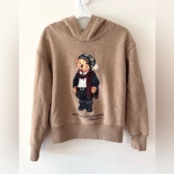 Polo Ralph Lauren Other - POLO RALPH LAUREN Ski Tuxedo Bear Fleece Hoodie - Kids 6